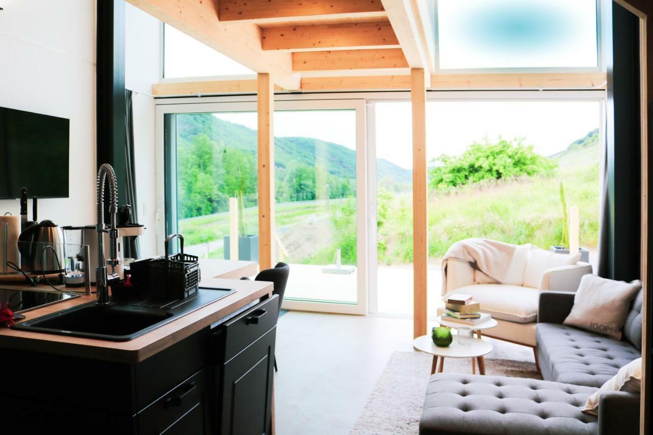 Premium Design Ferienhaeuser Mosel Chalets Pommern Luaran gambar